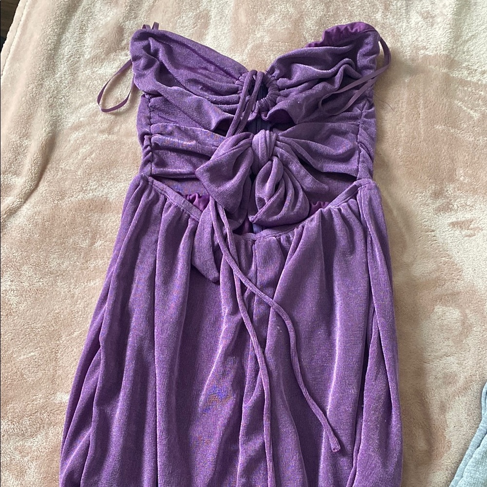 Princess Polly Purple Strapless Dress